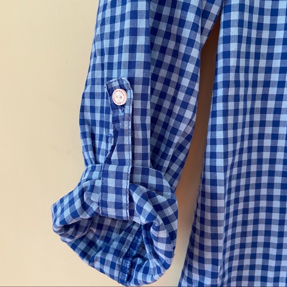 4/$25 Victoria’s Secret Gingham Button Up Top - Picture 4 of 6